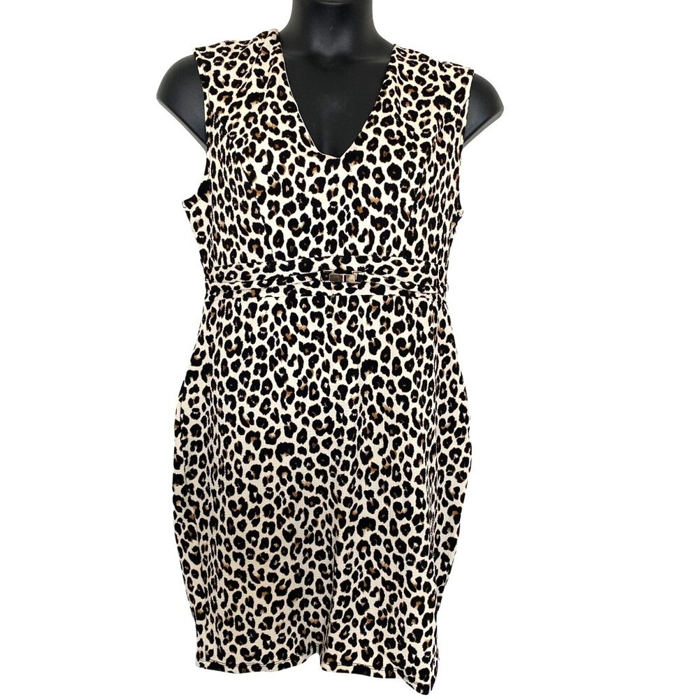 Women's SIZE 2X LEOPARD/CHEETAH PRINT Dress.